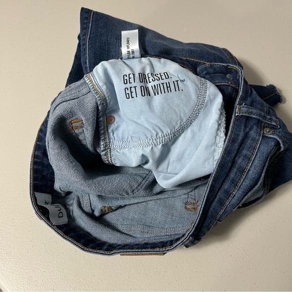 DU/ER Denim Jeans Raw Hem 28x28 - Picture 5 of 11